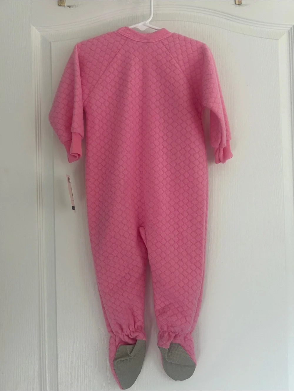 New Carter's Pink Quilted Footed toddler 2t fuzzy fleece One-Piece Pajama